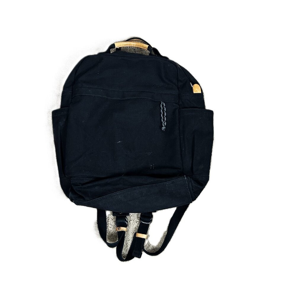 Gootium Zip Heavy Canvas Backpack w Leather Accents